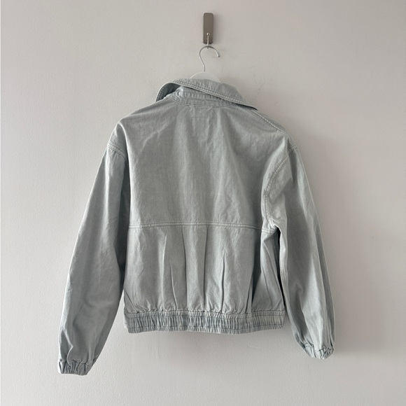 FREE PEOPLE Birdie Track Jacket in Pearl Blue S - Picture 7 of 7